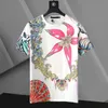 2021 Lüks Rahat T-shirt Yeni Erkek Giyim Tasarımcısı Kısa Kollu Pamuk Yüksek Kalite Toptan Siyah ve Beyaz Boyutu
