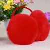 Plush Fuzzy Faux Fur Earmuffs Warm Classic Women Girls Ear Muffs Earlap Glitter Sequin Earmuffs Headband Newest Christmas Gifts