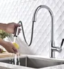 Robinet de cuisine mitigeur d'eau extractible mitigeur 360 Rotation robinets de douche