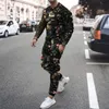 الرجال هوديس بلوزات رياضية sweatsuits مجموعة رياضية رياضية عارضة جاكيتات السراويل الركض رياضة الملابس الأزياء دعوى زائد الحجم XXS-4X