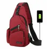 Cintos homens homens nylon sling unissex saco mochila crossbody ombro ombro peito viagens diárias