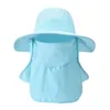 Outdoor Hats Breathable Men's Hat Anti-UV Bucket Fishing Caps Sun Protection Panama Face Mask Shawl Tourism Arm Sleeve