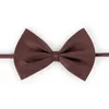 Laço do animal de estimação do cão do vestuário do vestuário curva acessórios de flor decoração suprimentos cor pura bowknot gravata RH2235