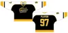 kbshop Cheap Customized 1981 821986 87 OHL Mens Womens Kids Black White Yellow Stiched North Bay Centennials s Ontario Hockey Lea6292507