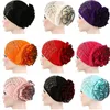 Mujeres musulmanas señoras Underscarf Bonnet Hijab gorras interiores quimio cáncer turbante Rhinestone pañuelo para la cabeza cubiertas para la pérdida de cabello sombrero envolvente para la cabeza