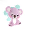 Commercio all'ingrosso 10pc Koala Silicone Baby Massaggiagengive Animale Orso Bpa Free born Dentizione Collana Accessori ciondolo Regalo di Natale fai da te 211106