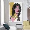 Retro Andy Warhol Affiche toile Peinture Mick Jagger Portrait Affiches et imprimés Images murales pour le salon Décoration de la maison2613855