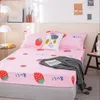 Bedspread Children's Room Cartoon Single Bed 1.2/1.5/1.8m Bed Sheet Summer Thin Section Mattress Cover Bedding Textile F0498 210420