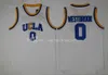 S UCLA Bruins Jersey College Basketball Russell Westbrook Lonzo Ball Zach Lavine Kareem Abdul Jabbar Reggie Miller Bill Walton Kevin Love Blue