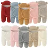 Geboren baby wrap dekens herfst lente slaapzak envelop voor zachte baby slaapzak cocon voor baby 0-9 maanden 211101