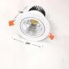 90mm Surstorlek 10st 10W Ljus infälld vit LED-ljus COB Spot Light Decoration Taklampan AC 85-277V 3 år Garantilampor