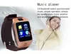 1st Original DZ09 SMART WACK BLUETOOTH WORDEABLE DVICES SMART WRISTWATCH för iPhone Android -telefonklocka med kameraklocka sim tf slotarmband