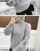 Trui Pullover Losse Herfst Lange Mouwen Koreaanse Ronde hals Luie Gebreide Bottoming Shirt Vroege Lente Top 210514