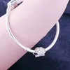 925 Sterling Silver Toy Dog Print Bear Paw Zircon Stone Pärlor Fit Original Charm Armband för att göra Berloque DIY5326061