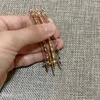 Horquillas para el pelo con letras huecas clásicas de 7x1cm, horquillas con Clip de rana para mujer, tocado favorito, joyería, regalos de fiesta