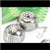 Coffee Tools Drinkware Kitchen, Dining Bar Home & Garden Drop Delivery 2021 Est Genuine Stainless Steel Utility Flavored Balls Filter Bags Ba