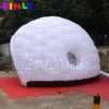 Party Disco Igloo Надувная половина купола палатки с 2 кружными окнами, события для гольфа MARQUEE для рекламы