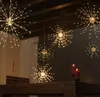 Fajerwerki Słoneczne Światła Sznurowe 200 LED Lampa słoneczna 8 Tryb LED Lights Dekoracji Pilot Decoration Xmas Light Dla Party Boże Narodzenie