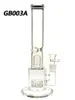 Glazen Waterpijp Bongs Pijpen (44+65)mm 12inch Stright met perc en 14mm kom 600 G/stk voor 3 stijl GB003A