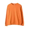 Autumn Long Sleeve Women Hoodies Pure Color Casual Tops Couple's O-Neck Cotton Sweatshirt 210809