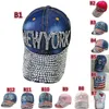 Party hattar 20 stil trump 2024 baseball cap val kampanj hattar cowboy diamant kepsar justerbara kvinnor denim t9i001444