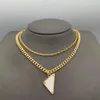 Luxe Designer Ketting Aantrekkelijke mannen vrouwen dubbele ketting Roestvrij staal niet allergisch Gepersonaliseerde paar ketting dames Invert5664836