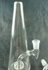 Clear Triangular kolv Glas Hosah Dab Rig R￶kning R￶r 14mm Joint V￤lkommen till best￤llning