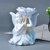 Wróżka Angel Crystal Ball Wyświetlacz Stojaki Rezydencja Room Decor Sfera Stand Figurka