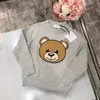 Kinderen Sweaters Mode Design Bear Patroon voor Baby Meisjes Jongens Pullover Peuter Trui Lange Mouw Lente Winter Jumper Kleding Hoge Kwaliteit