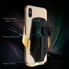 Original R9 Glow Automatic 10W Car Wireless Charger For iPhone 11 Xiaomi 10 Phone Holder Flash Light Fast Charging Stand