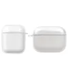 Para Apple Airpods Pro 3 Funda de manga Funda protectora completa de AirPods 2 y 1 Auriculares inalámbricos Bluetooth Configure el protector de borrado Transparente PC Cáscara dura
