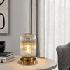 Nordic Table Lamp Study Bedroom Bedroom Decor Illuminazione Moderno soggiorno bianco Blu Amber Smoky Grey Grey Desk Light
