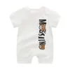 Mode Neugeborenen Baby Bebe Gedruckt Baumwolle Strampler 0-2Y Strampler Toddle Baby Body Einzelhandel Neugeborene Babys Kleidung Kinder Overalls Kleidung 3-24 monate