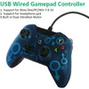 Spelkontroller Joysticks Wired Controller för Xbox One PC -spel vinner 7 8 10 Microsoft Gamepad med dubbel vibration