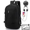 NANCY TINO Business Casual Travel Computer Backpack with USB Charging Oxford Cloth Anti-Theft Lock Student School Bag 210929