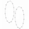 Brinco feminino grande, elegante, branco, pérolas simuladas, declaração, pendente, círculo grande, redondo, metal, ouro, tira, brincos de argola, 4443031