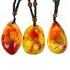 Colorful Resin Handmade Beaded Pendant Necklaces For Women Men Sweater Chain Jewelry Party Club Decor Fashion Accessories