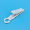 Advertising Display Plastic Sign Card Holder Price Tag Memo Hang Hook Clip Small Items 13x70mm 30pcs