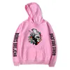 Hoodies das mulheres moletons Boris Brejcha Imprimir Hoodie Mulheres / Menina Masculina Moda Casual Oversized Coreano Loto Tops Ins Tide H Mulheres