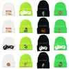 솔리드 컬러 Grinch 니트 모자 겨울 따뜻한 스키 모자 남자 여성 여러 가지 빛깔의 모자 소프트 탄성 모자 스포츠 보닛