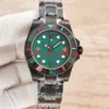 BP Factory ST9 CAL.2836 Mens Watch Green Dial Date Dial 116610 40MM Automatic Mechanical Stainless Steel Ceramic Bezel Luxury Wristwatches AQ407