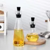 Nordique créatif anti-fuite verre Cruet huile d'olive vin Condiment Sauce stockage bouteille cuisine cuisine outils organisateur