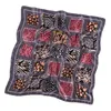 Leopardtryck Silkhår Hårduk Kvinnor Pannband Luxur Designer Square Kerchief Satin Neck Head Scarfs Shawls and Wraps Bandana Scar8414987