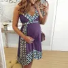 Women Pregnant Dresses Maternity Nursing Stripe Breastfeeding Summer Backless Dress Pregnancy Clothes 2022 Sexy Album Photo Robe