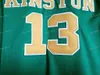 KInston High School 13 Ingram Jersey Män Grön för Sport Fans Ingram Basketball Tröjor Andas Uniform Wholesales Lägsta pris