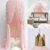 Summer Children ding Romantic Baby Girl Round Mosquito Net Cover Bed Canopy For Kid Nursery CA