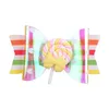12 cores borboleta flor cabelo arcos lollipop clipe para crianças meninas boutique cabeleireiras artesanais headwear acessórios de cabelo 1293 b3