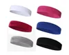 Brand New 13 Cantos Cores Designer de Algodão Esportes Headband Yoga Run Elastic algodão corda absorver a banda de cabeça de suor