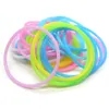 Decompressie speelgoed kleur l rubberen band silicagel dunne hand kan worden vastgebonden door 2mm ring sieraden