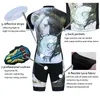 Ventes directes d'usine 2021 Moxilyn gris maillot de cyclisme ensemble motif lion vêtements de vélo costume d'été à manches courtes trois styles pantalons choisir noir blanc ou non